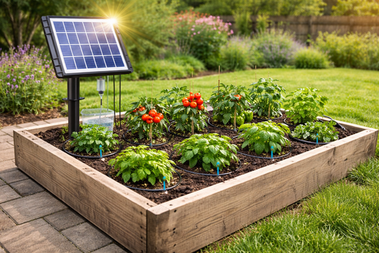 PLANTGROEN™ | Automatisch druppelirrigatiesysteem op zonne-energie