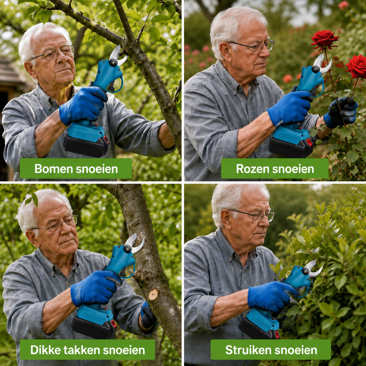 PLANTGROEN™ | Draadloze elektrische snoeischaar