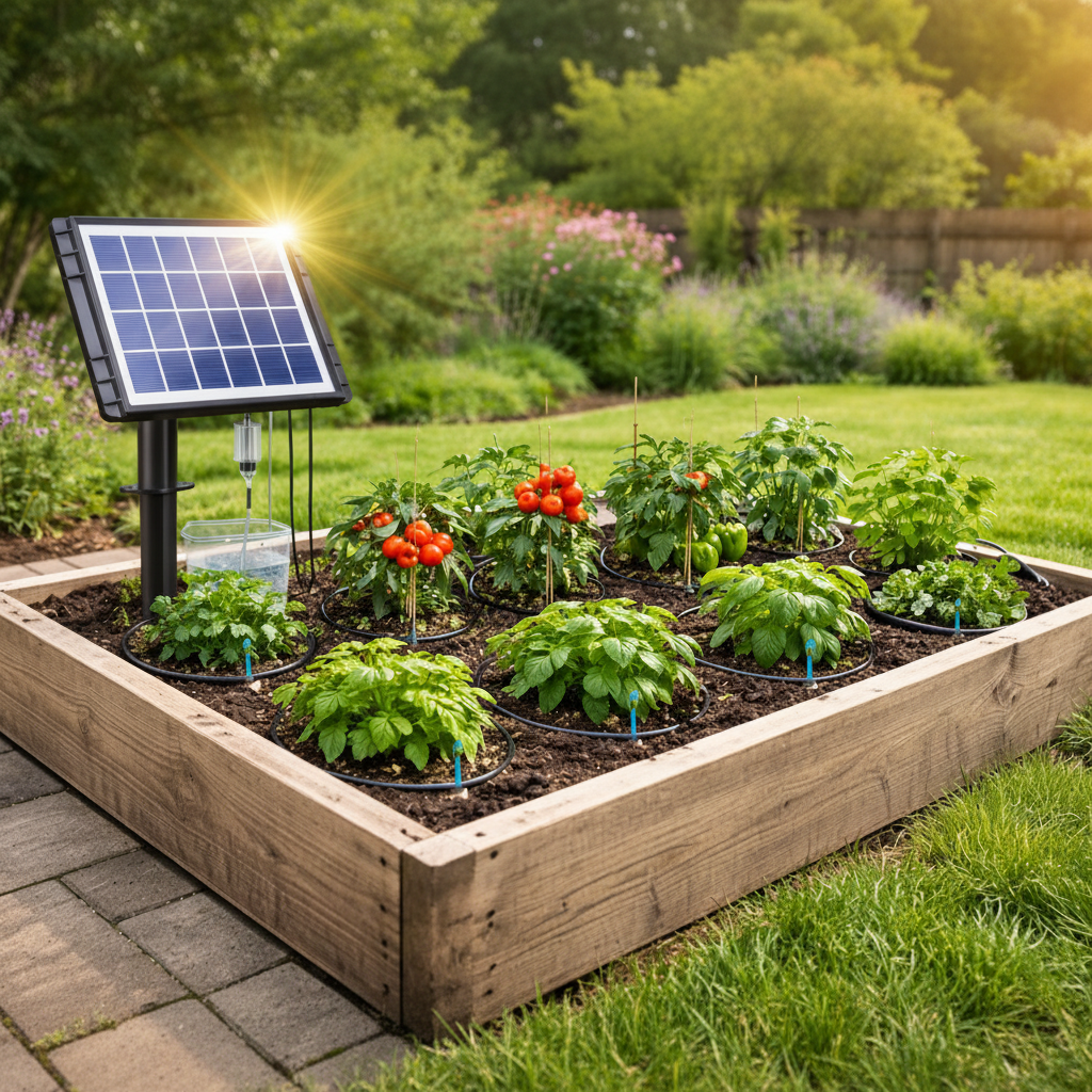 PLANTGROEN™ | Automatisch druppelirrigatiesysteem op zonne-energie