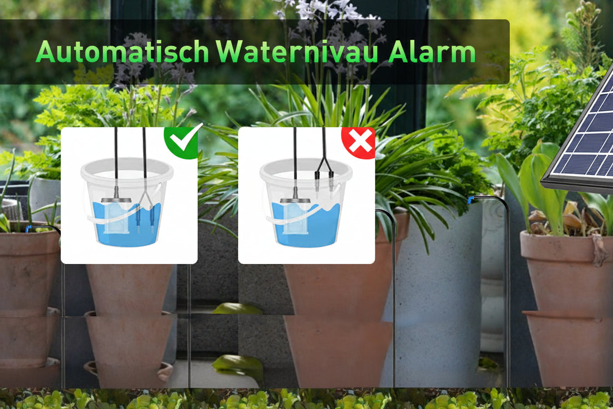 PLANTGROEN™ | Automatisch druppelirrigatiesysteem op zonne-energie